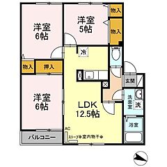 物件の間取り
