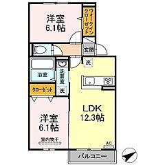 物件の間取り