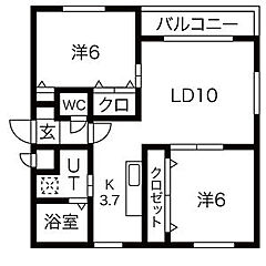 物件の間取り