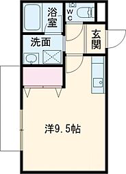 大塔スマイルビル ワンルームの間取図画像