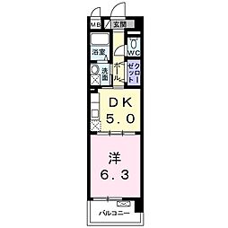 間取図画像 1DK