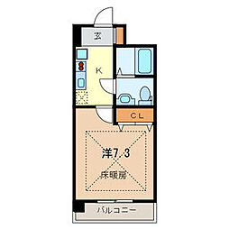 JCGrandeModo 1Kの間取図画像