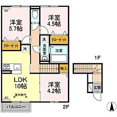 物件の間取り