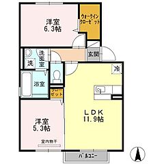 物件の間取り