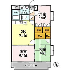 物件の間取り