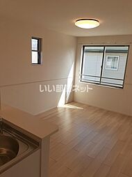 リィアリティーII 201 2階1LDKのリビング/ダイニング