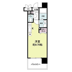アーバンパーク天神東 ワンルームの間取図画像