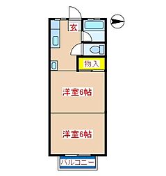 VIBRAS 2Kの間取図画像