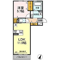 物件の間取り