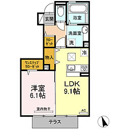間取図画像 1LDK