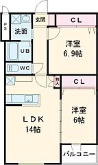 物件の間取り