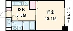 KAISHO 1DKの間取図画像