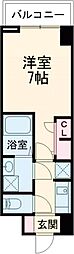 S-RESIDENCE高井田Central（セントラル） 8階1Kの間取り