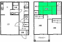 ＫＡＬＭＩＡ 1階3LDKの間取り