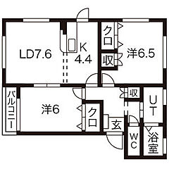物件の間取り