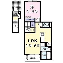 ラピス 1LDKの間取図画像