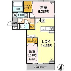 物件の間取り