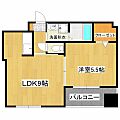 プリセント武之橋5階5.6万円