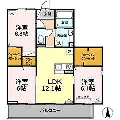 物件の間取り