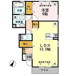 間取図画像 1LDK