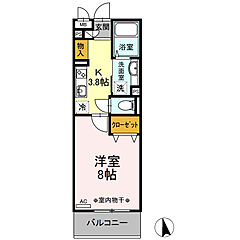 物件の間取り