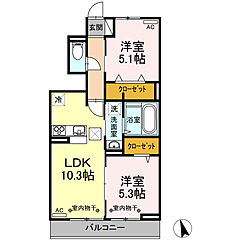 物件の間取り