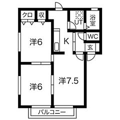 物件の間取り