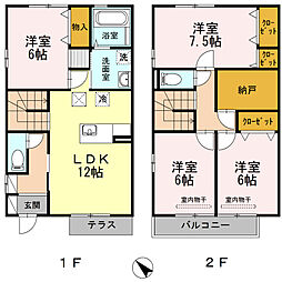 ディアコート 4LDKの間取図画像