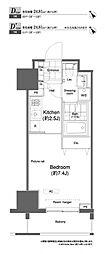 PRIMEURBAN板橋 1Kの間取図画像