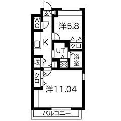 物件の間取り