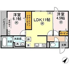 物件の間取り