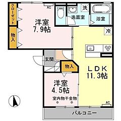 物件の間取り
