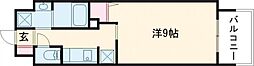 プライマル広島駅 1Kの間取図画像