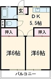間取図画像 2DK