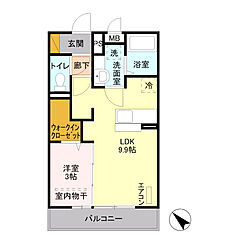 物件の間取り