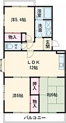 メゾンファミーユ 3LDKの間取図画像