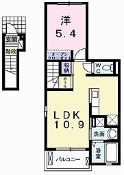 アネックス 1LDKの間取図画像