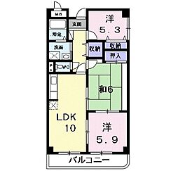 エテルノ・フェンテ 3LDKの間取図画像