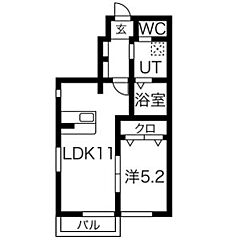 物件の間取り