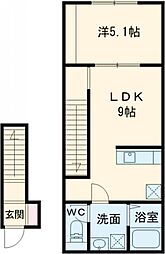 間取図画像 1LDK