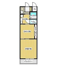 サンセール宇多津2 2Kの間取図画像