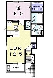 honeycomb 1LDKの間取図画像