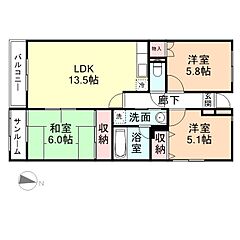 物件の間取り