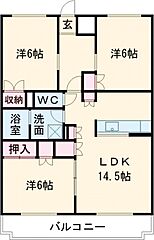 物件の間取り