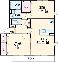 物件の間取り
