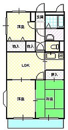 マンションエトワール 3LDKの間取図画像