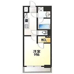 ルミナスパレス一宮駅西 1Kの間取図画像