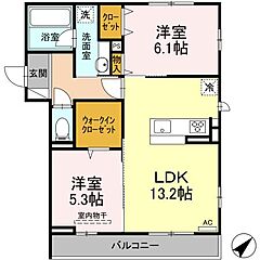 物件の間取り