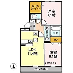物件の間取り