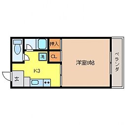 間取図画像 1K